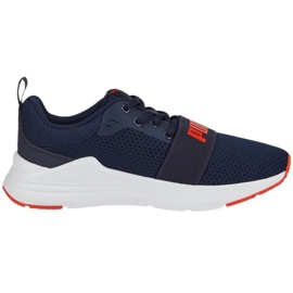 Calçado infantil Puma Wired Run Jr. azul marinho 374214 21 1