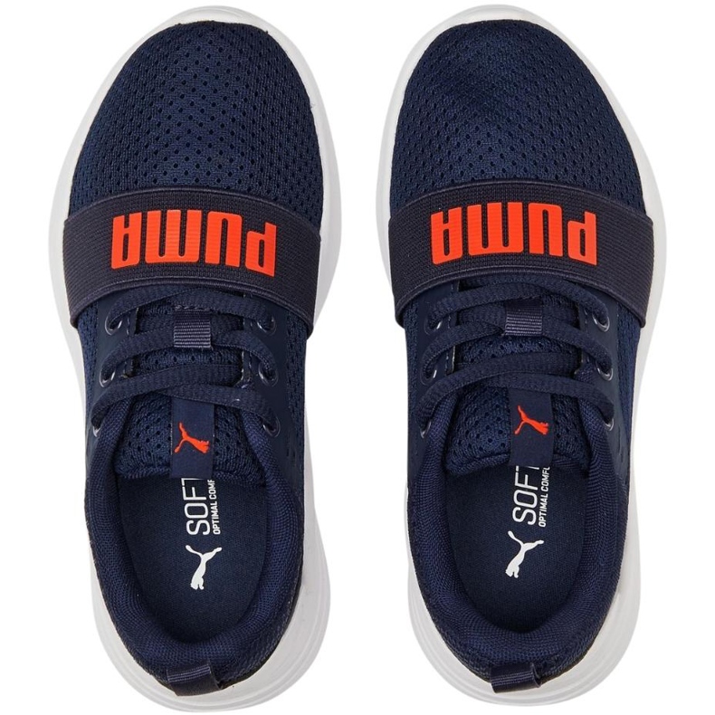 Calçado infantil Puma Wired Run Ps, azul marinho 374216 21 2