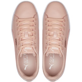 Sapatos femininos Puma Vikky Lopro Rose, pêssego 385845 04 rosa 2