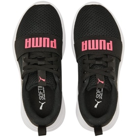 Calçados infantis Puma Wired Run Ps pretos 374216 20 2