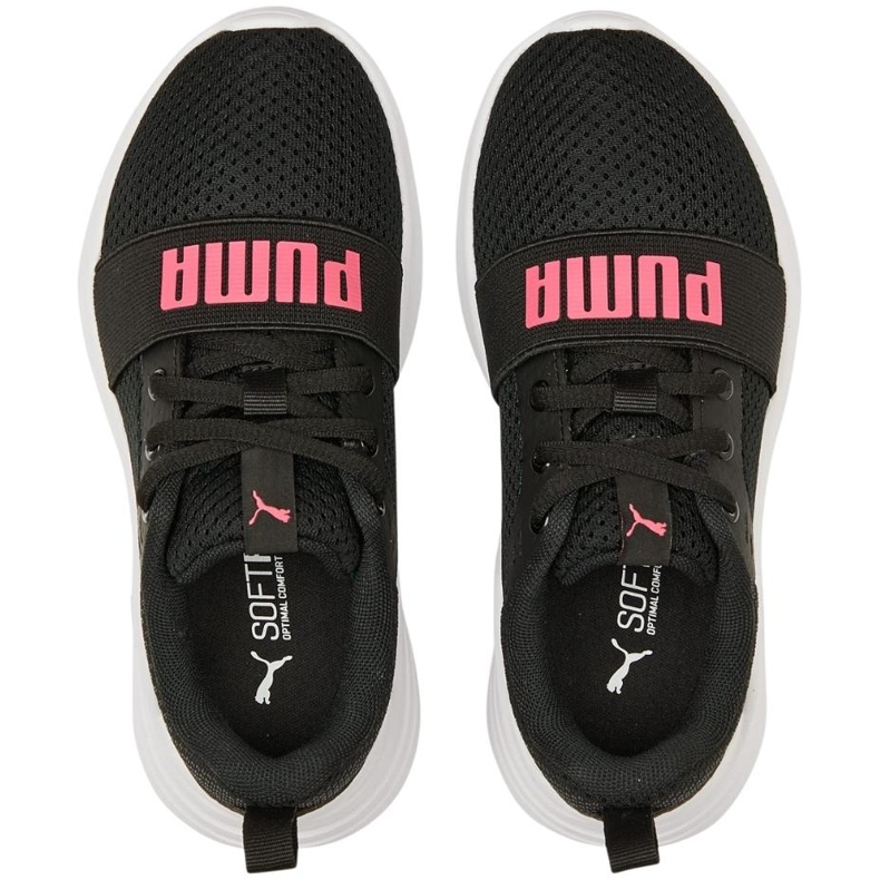 Calçados infantis Puma Wired Run Ps pretos 374216 20 2