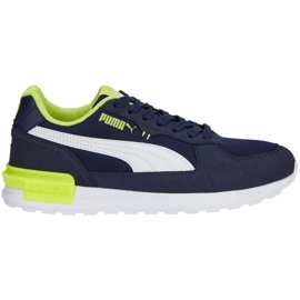 Puma Graviton Jr. azul marinho 381987 14 sapatos infantis 1