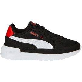 Calçados infantis Puma Graviton Ac Ps preto e vermelho 381988 11 branco 1