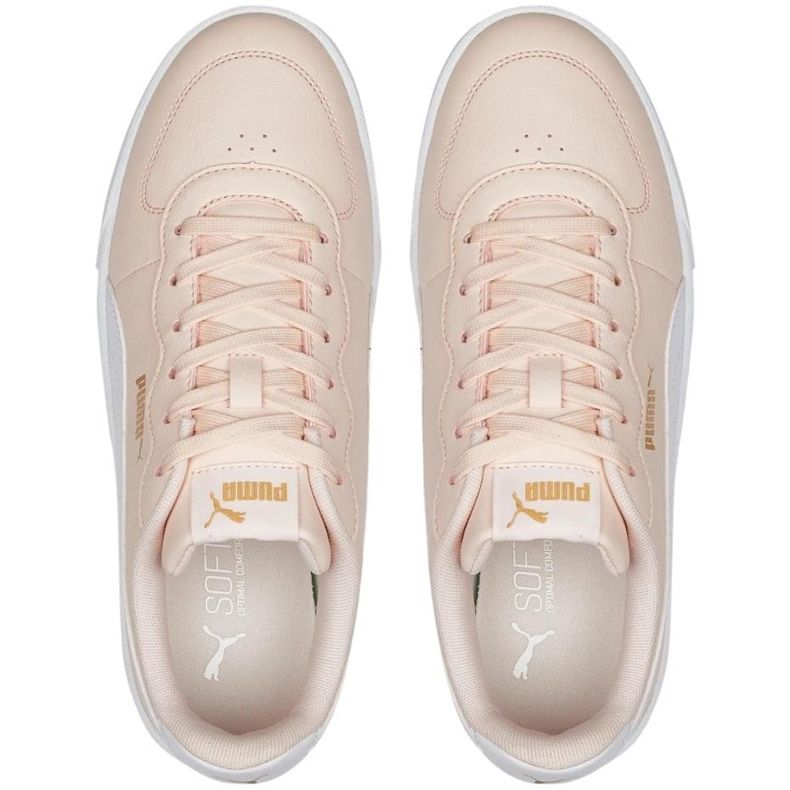 Sapatos femininos Puma Skye Clean Island, pêssego 380147 12 rosa 2
