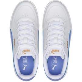 Sapatos femininos Puma Skye Clean branco-azul 380147 13 2