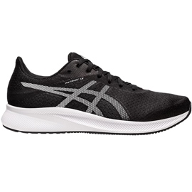 Tênis de corrida masculino Asics Patriot 13 preto e branco 1011B485 001 1