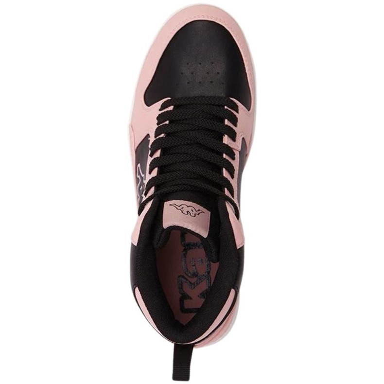 Tênis Kappa Lineup rosa-preto 243078 2111 marrom 2