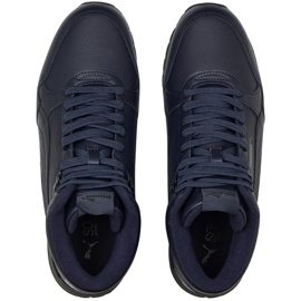 Sapatos masculinos Puma St Runner v3 Mid, azul marinho 387638 04 2