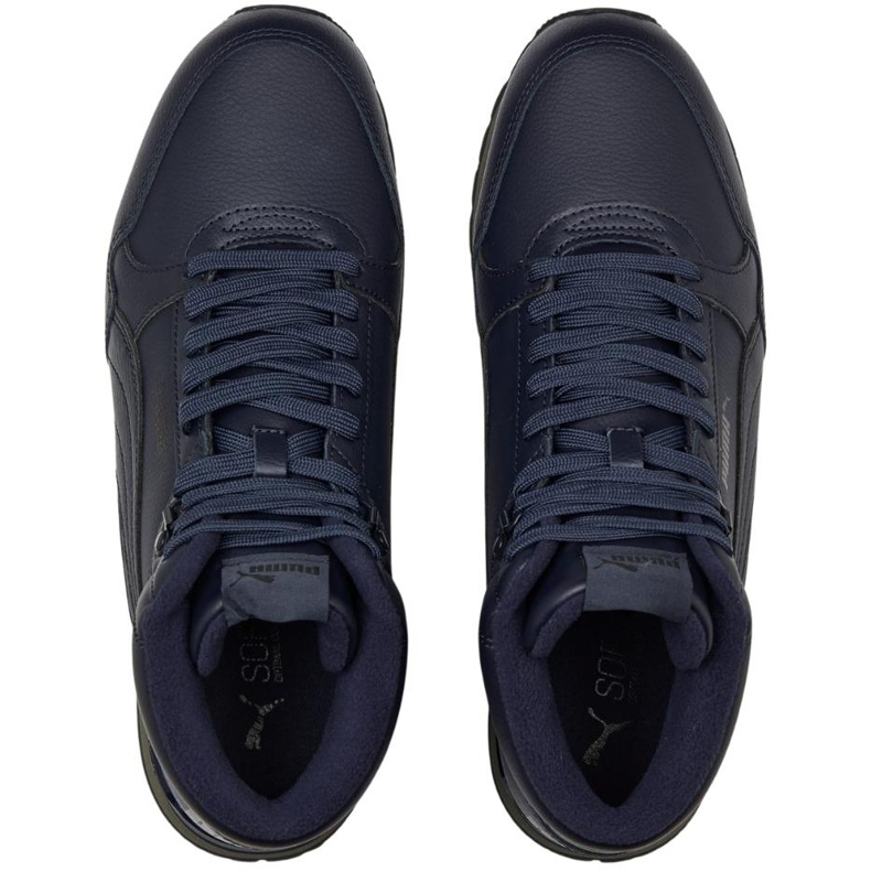 Sapatos masculinos Puma St Runner v3 Mid, azul marinho 387638 04 2