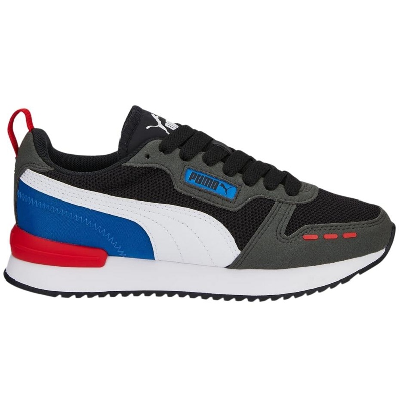 Calçado infantil Puma R78 Jr preto-cinza-azul 373616 29 branco 1