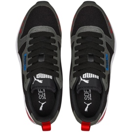 Calçado infantil Puma R78 Jr preto-cinza-azul 373616 29 branco 2