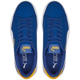 Puma Smash v2 Buck Jr. azul 365182 47 sapatos infantis 2
