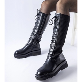 Botas Geronimo pretas com isolamento alto preto 1 Botas Geronimo pretas com isolamento alto preto 1