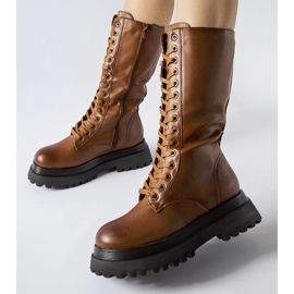 Botas marrons com isolamento alto da Upton marrom 1