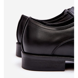 Sapatos Masculinos de Couro Preto Harene 2