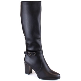 Botas isoladas de salto alto Sergio Leone W SK427A, pretas preto 1
