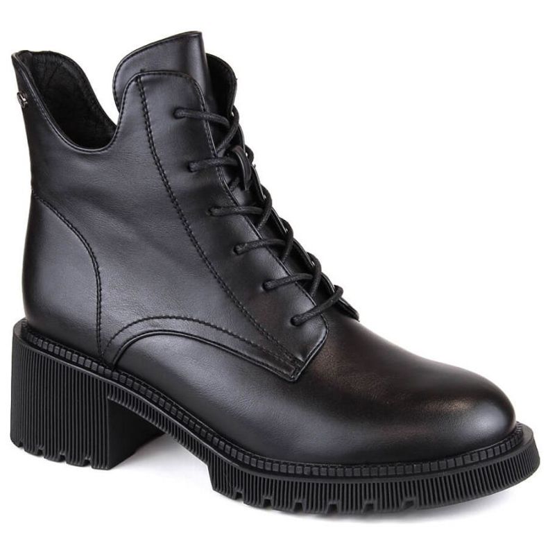 Filippo W PAW489 botins isolados com cadarço e zíper, preto 1