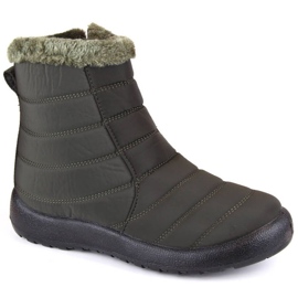 Botas de neve planas com isolamento verde Potocki W WOL198A 1