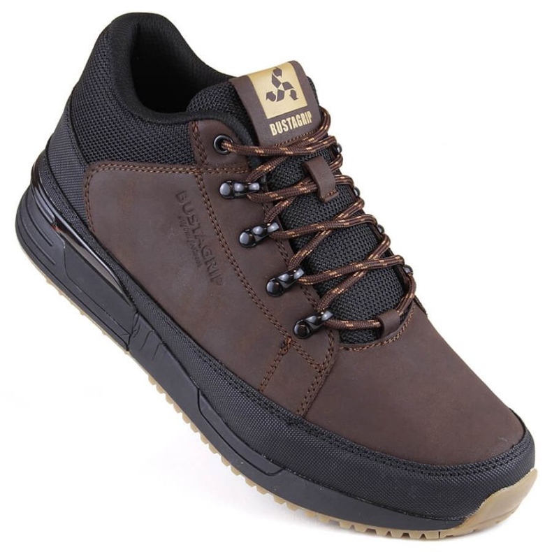 Botins de couro Bustagrip M MRM5F, marrom 1