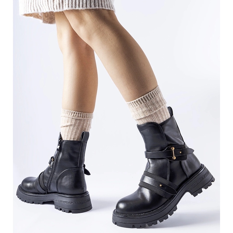 Botas Laderoute com isolamento preto 1