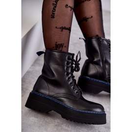 Botas femininas com cadarço, botas pretas preto 3 Botas femininas com cadarço, botas pretas preto 3