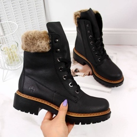 Botas Rieker com pele W 72630 R484 preto 1