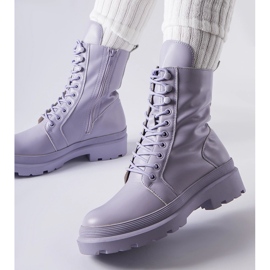 Botas roxas com protetor Zacharie roxo 1