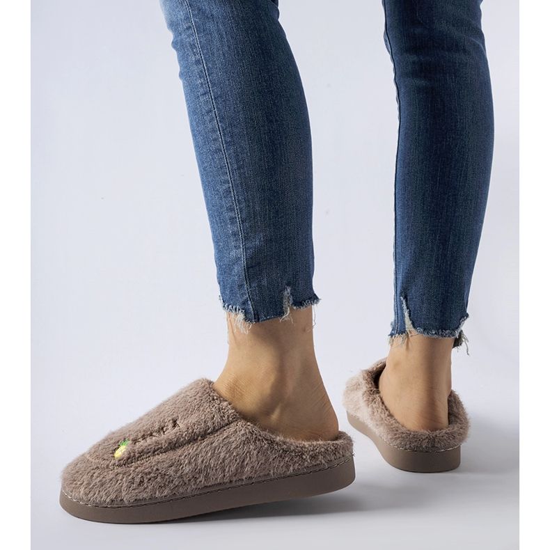 Chinelos Collinsville marrons quentes castanho 1