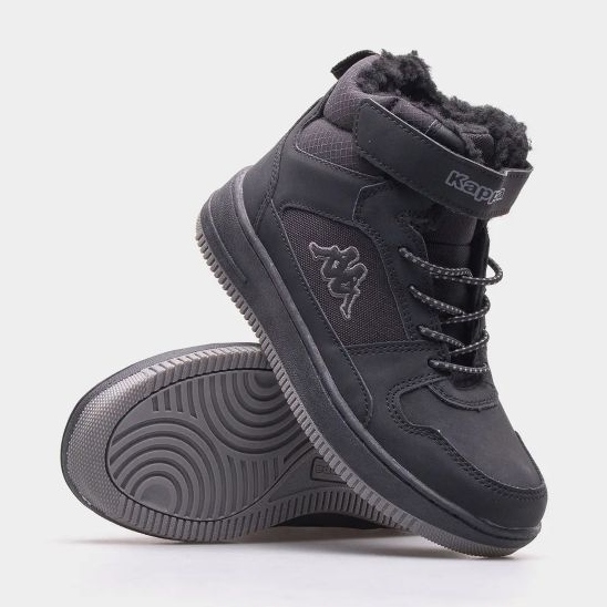 Sapatos Kappa Shab Fur K Jr 260991K-1111 preto 1