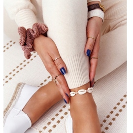 Alpercatas de couro com sola trançada Big Star HH274506 branco 3