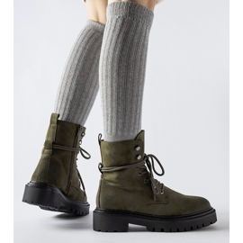 Botas rasteiras verdes com protetor Brattle 1