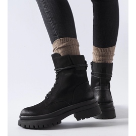 Botas Vadnais pretas com biqueira gasta preto 1