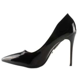 Linda e clássica ZJ-08 Black para mulher preto 2