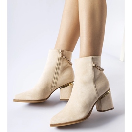 Botins Hiney com isolamento bege 1