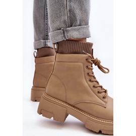Botas femininas com meias bege Rivella 1