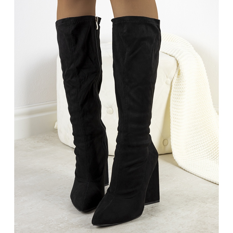 PA1 Bota cano alto preta Teles preto 1