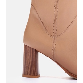 Marco Shoes Botas de salto alto bege 1