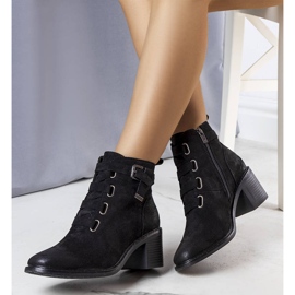 Botins pretos com isolamento térmico, Klinte 1 Botins pretos com isolamento térmico, Klinte 1