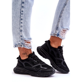 Sapatos esportivos pretos femininos 2