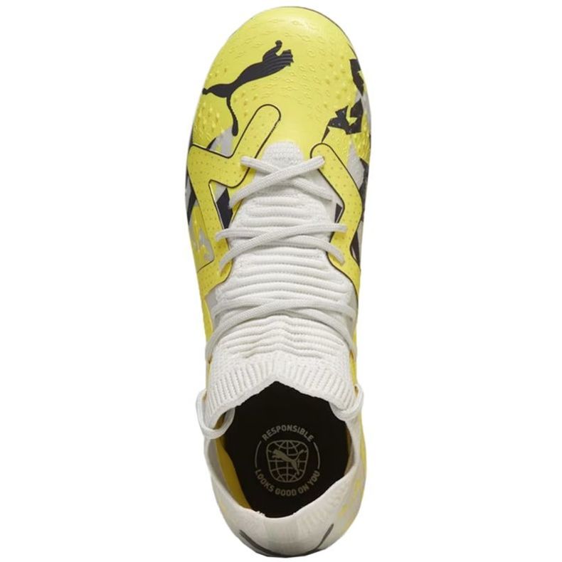 Chuteiras Puma Future Match FG/AG Jr 107384 04 branco 1