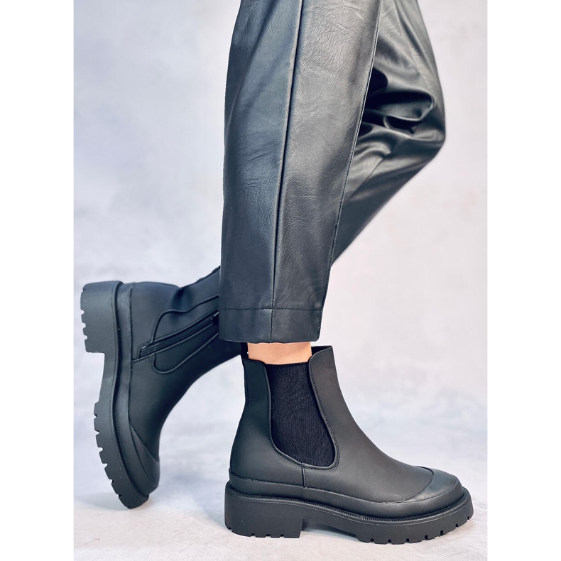 Botas Carey Black Jodhpur preto 2