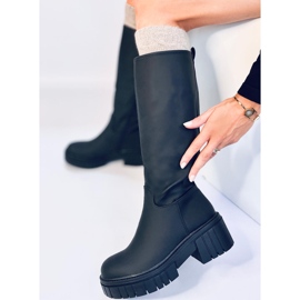 Botas femininas Grande Black preto 2