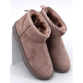 Botas curtas de neve Emus Leavev Khaki marrom 1