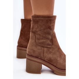 Botins femininos castanhos Argastis marrom 1