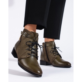 W. Potocki Botins verdes com atacadores da Potocki 1