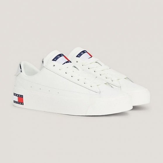 Sapatos Tommy Hilfiger Vulc Lealther Plat Lc M EN0EN02284YBL branco 1 Sapatos Tommy Hilfiger Vulc Lealther Plat Lc M EN0EN02284YBL branco 1