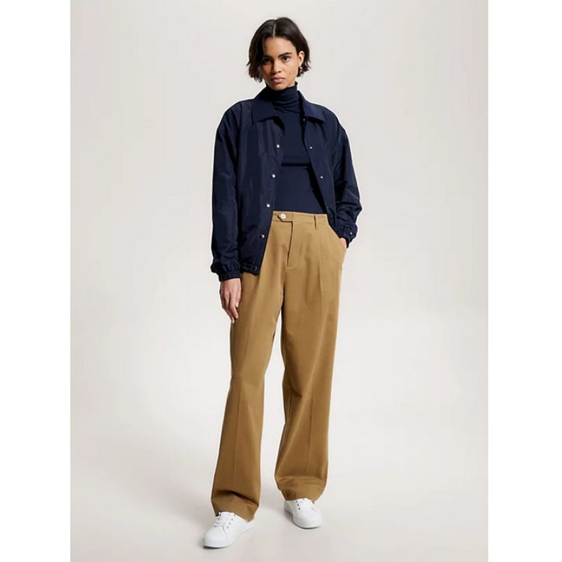 Tênis Tommy Hilfiger Golden Hw Court W FW0FW075600K7 branco 1