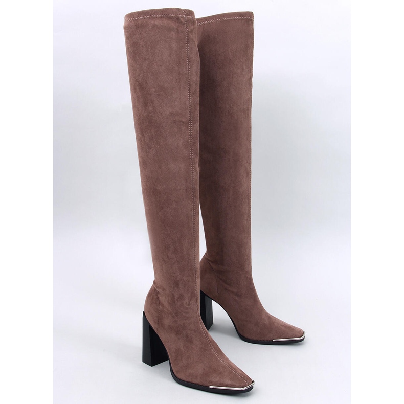 Marlone Salto alto cáqui marrom 1