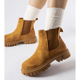 Botins slip-on caramelo Davenport marrom 1