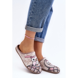 Home Chinelos Owl Inblu Chinelos GF000018 Bege 2